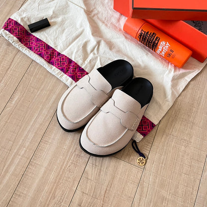 HERMES GO MULE BEIGE CAMEL H231222Z D1370