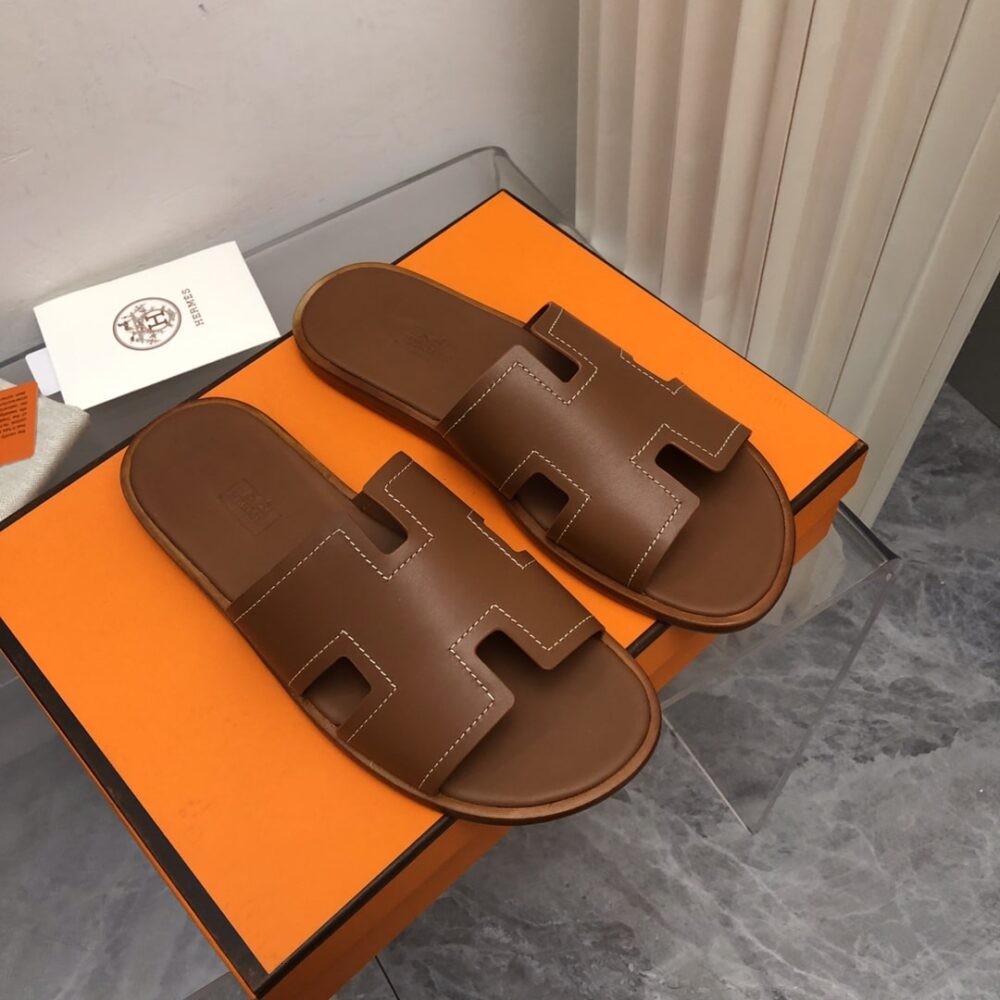 Hermes Izmir Sandal Brown H221826ZHA3415