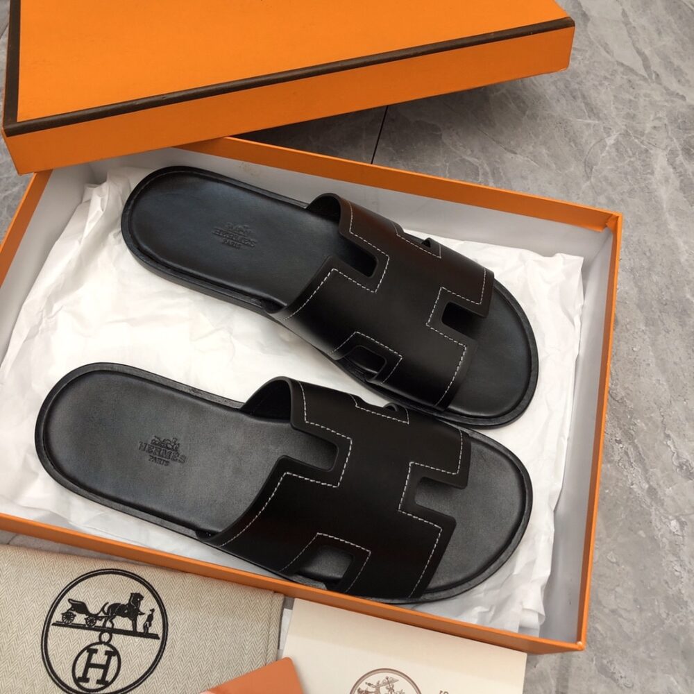 Hermes Izmir Sandal Black