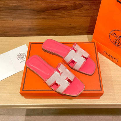 Hermes Oran Sandal Pink H231095Z C5350