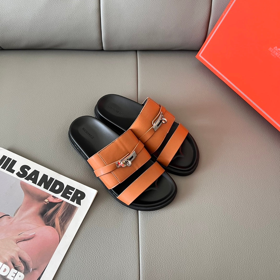 HERMES JACKSON SANDAL NATUREL H H251863ZHNH410