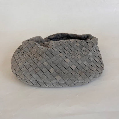 Bottega Veneta Grey Suede Teen Jodie Bag