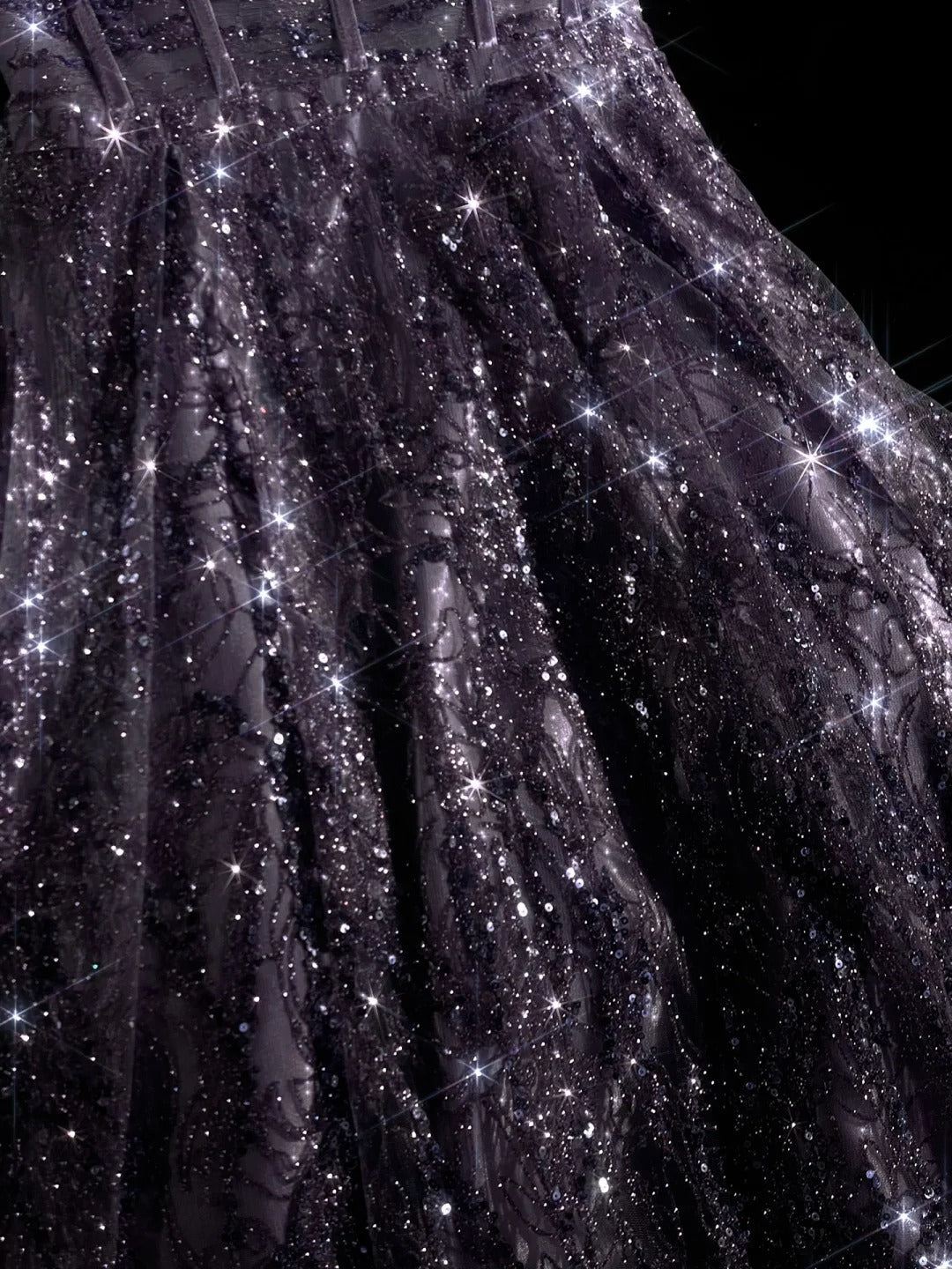 girlhomeshops--Purple gorgeous exquisite beaded long tulle prom dress ball gown romantic and dazzling girl gh5693