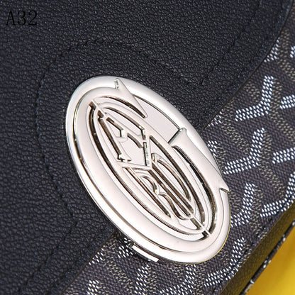 GOYARD SEAL CLASP THE 233 BAG BLACK 25CM