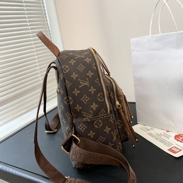 LOUIS VUITTON BACKPACK MONOGRAM DARK BROWN 31CM