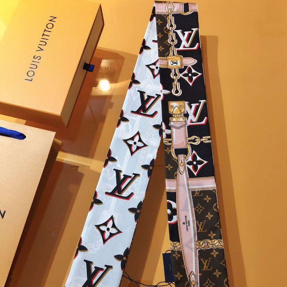 Louis Vuitton Perfect Match Silk Brown 120Cm