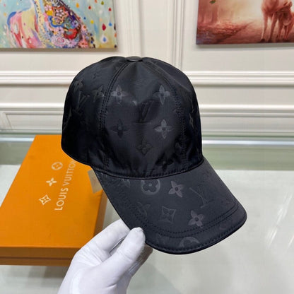 Louis Vuitton Monogram Cap Black
