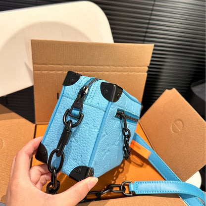 Louis Vuitton Mini Soft Trunk Turquoise 18Cm M11673