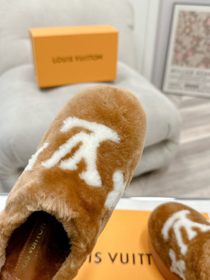 LOUIS VUITTON ASPEN COMFORT CLOG CAMEL BROWN 1ADC2B