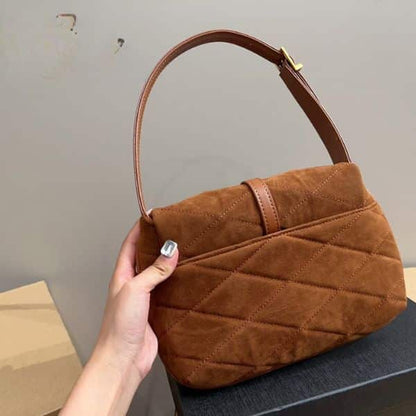 Saint Laurent Le 5 À 7 Hobo Bag Brown 27Cm