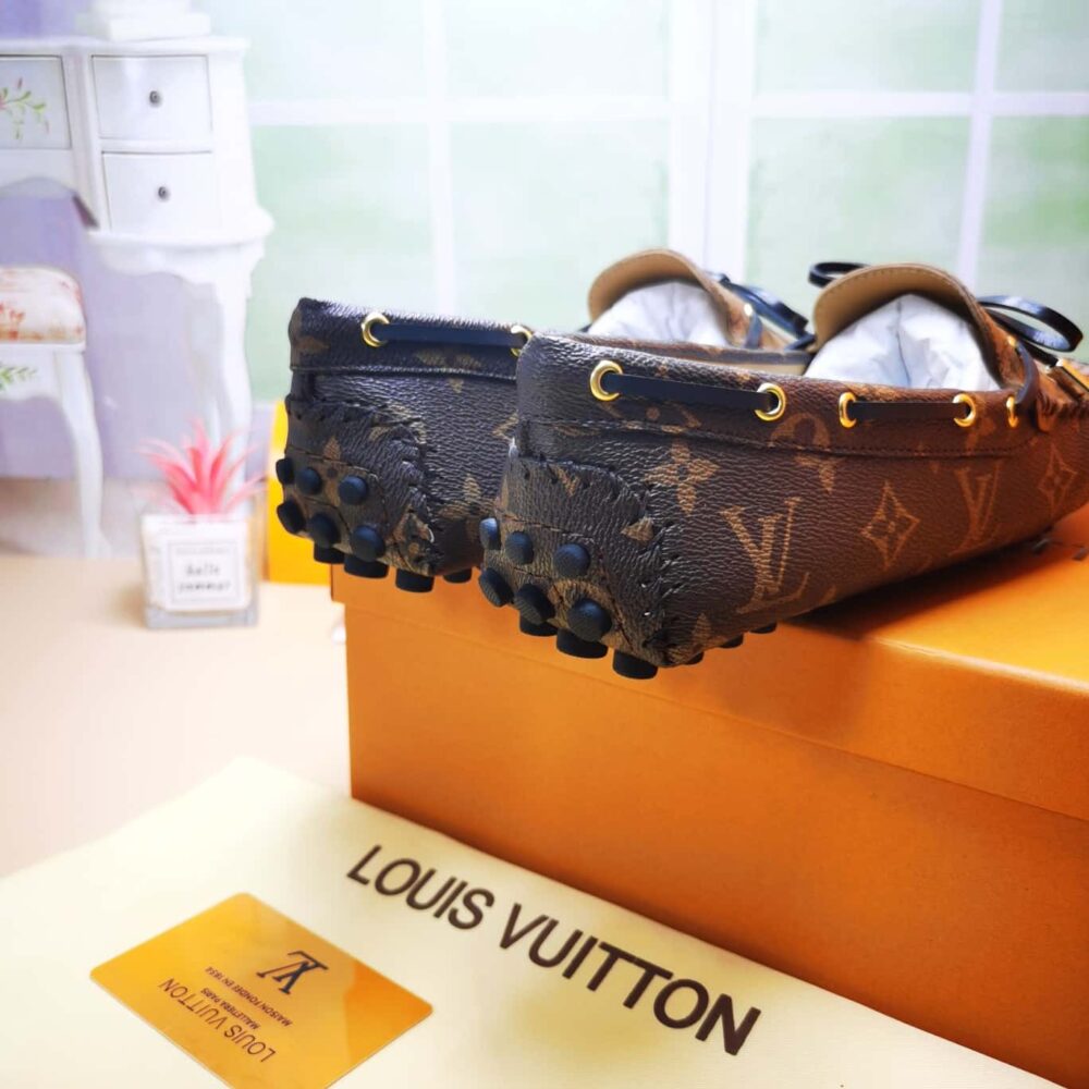Louis Vuitton Gloria Flat Loafers Brown 1ABV23