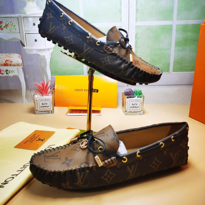 Louis Vuitton Gloria Flat Loafers Brown 1ABV23