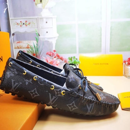 Louis Vuitton Gloria Loafers Monogram Black