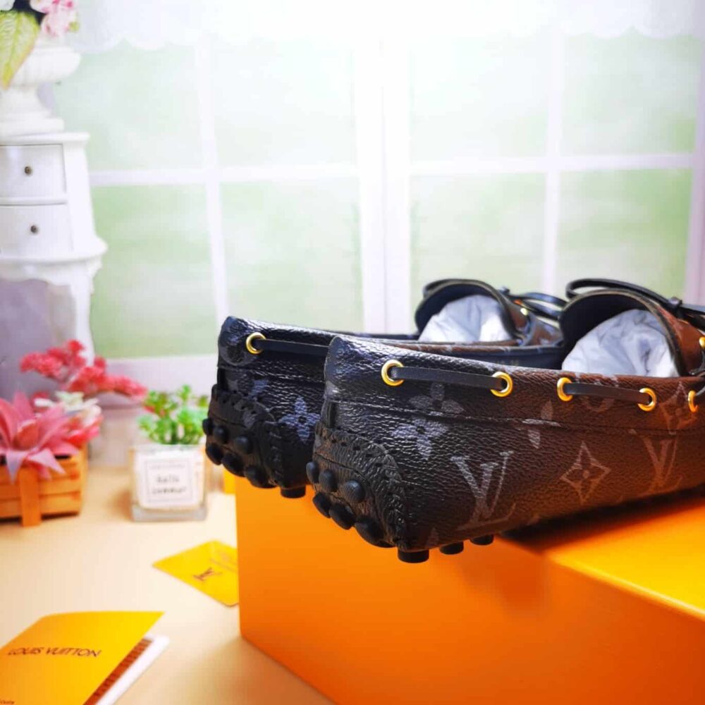 Louis Vuitton Gloria Loafers Monogram Black