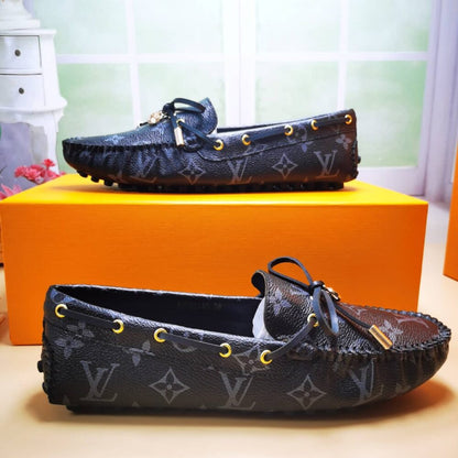 Louis Vuitton Gloria Loafers Monogram Black