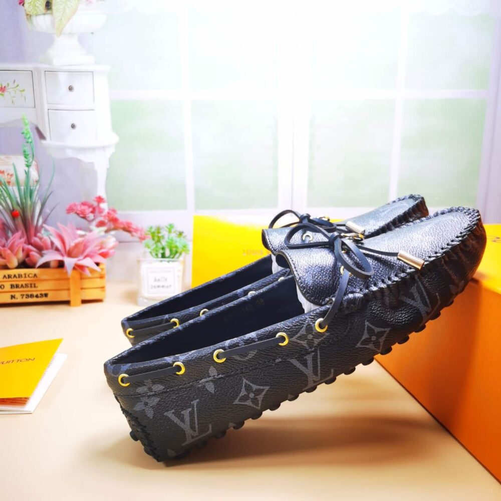 Louis Vuitton Gloria Loafers Monogram Black