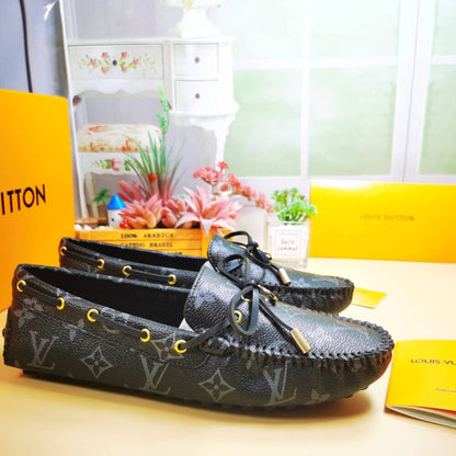 Louis Vuitton Gloria Loafers Monogram Black