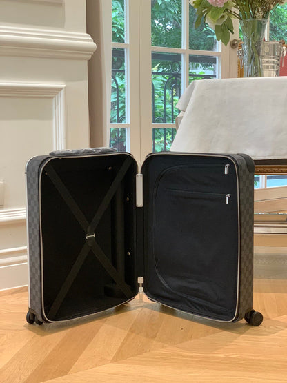 Louis Vuitton Horizon 55 Suitcase Damier Graphite Canvas Black 55Cm N23209