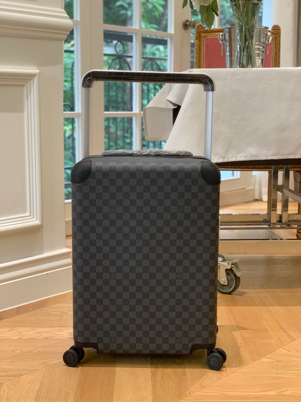 Louis Vuitton Horizon 55 Suitcase Damier Graphite Canvas Black 55Cm N23209