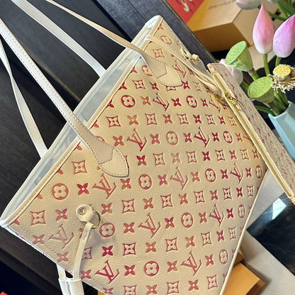 Louis Vuitton Neverfull MM Sunrise Aquarelle 32Cm M47080