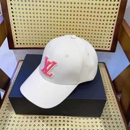 Louis Vuitton LV Signature Baseball Cap Beige M7289L