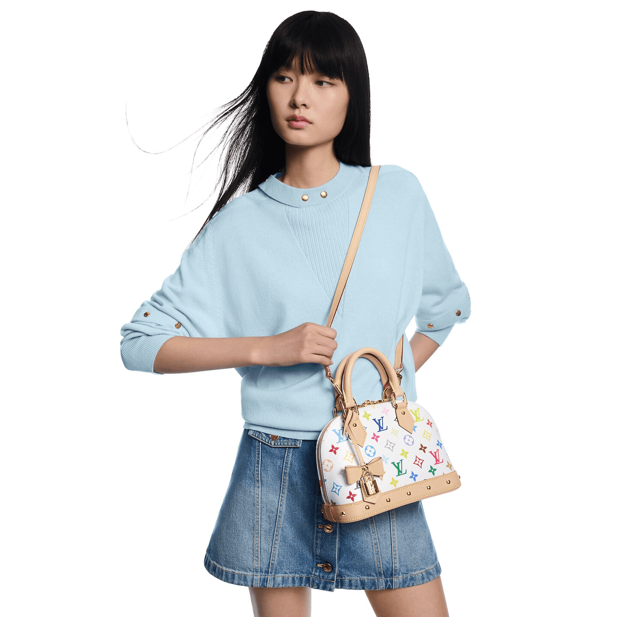 Louis Vuitton M13078 LV X TM ALMA BB Bag