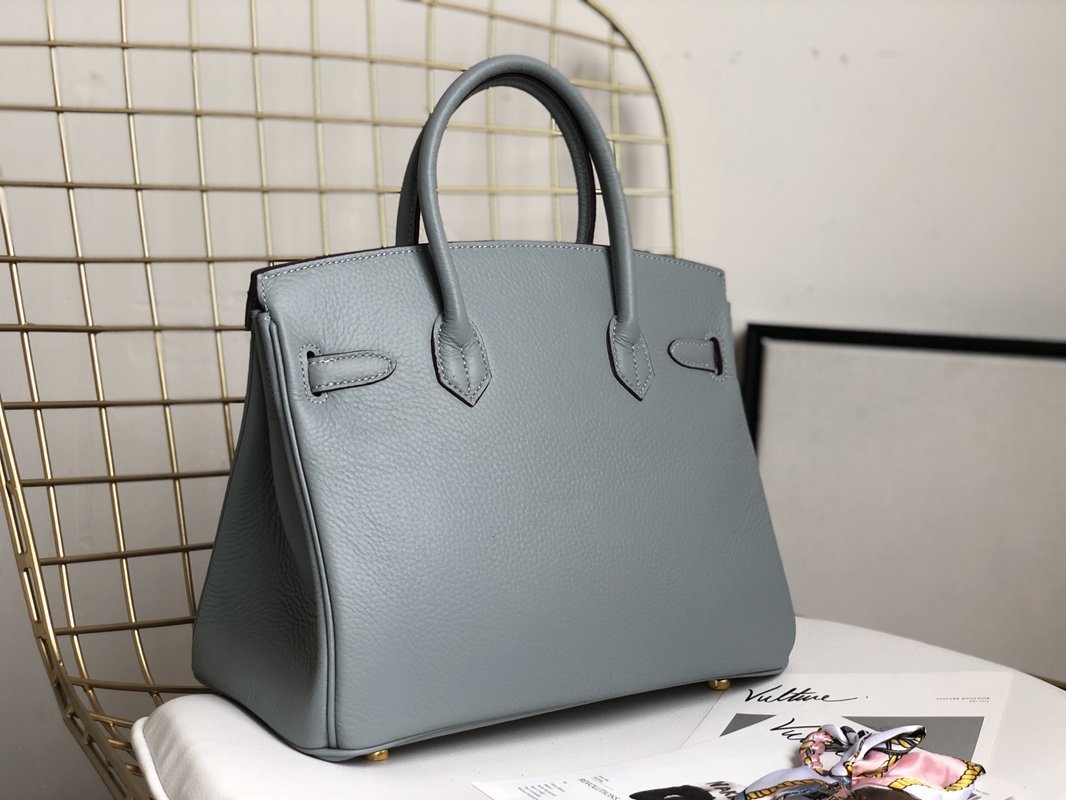 H BIRKIN 35 TOGO  GOLD HARDWARE GREY 35CM