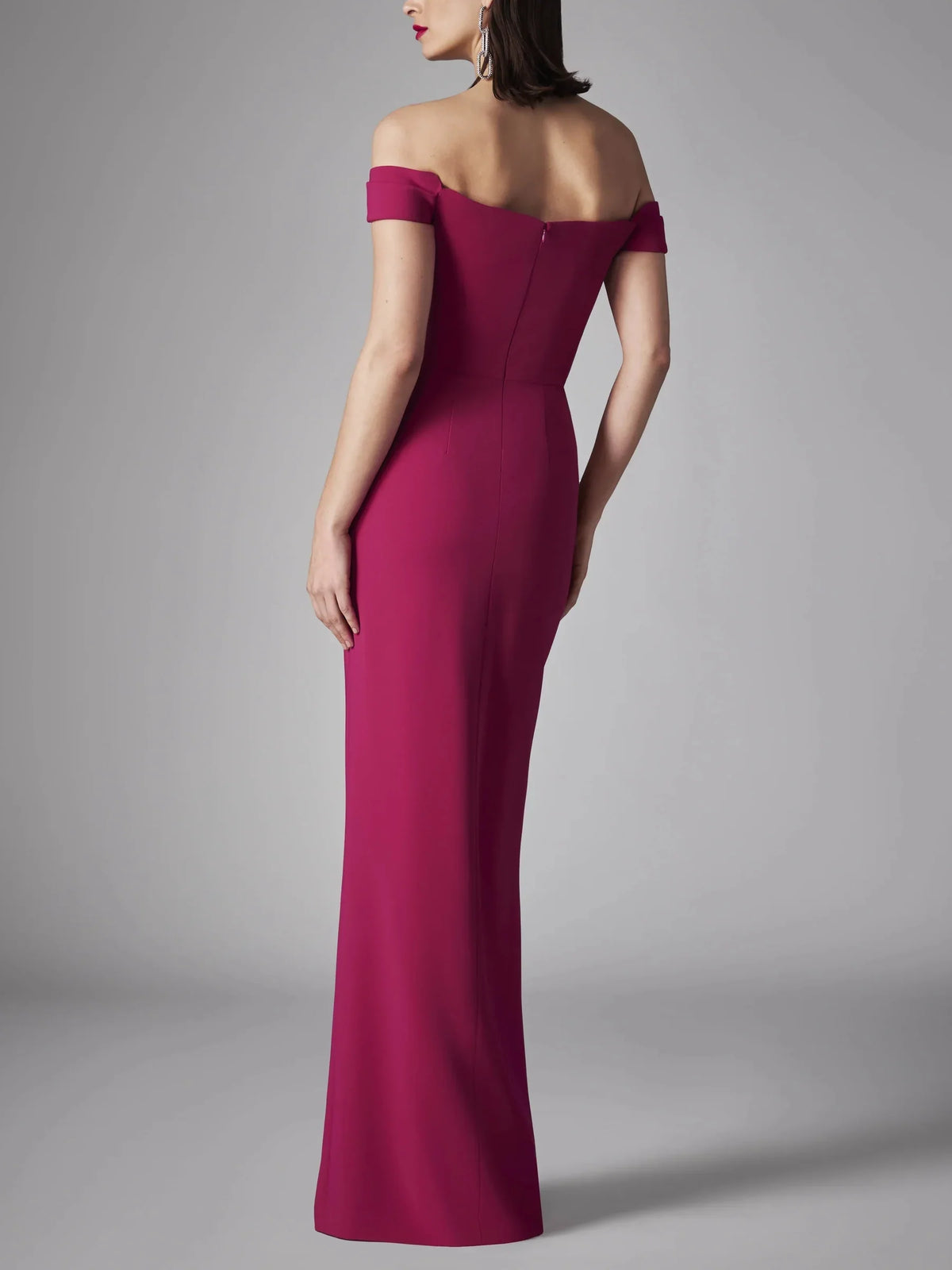 A-line/Princess strapless sleeveless ruffled edge floor mopping evening dress