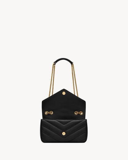 Saint Laurent LOULOU small in MATELASSÉ lambskin