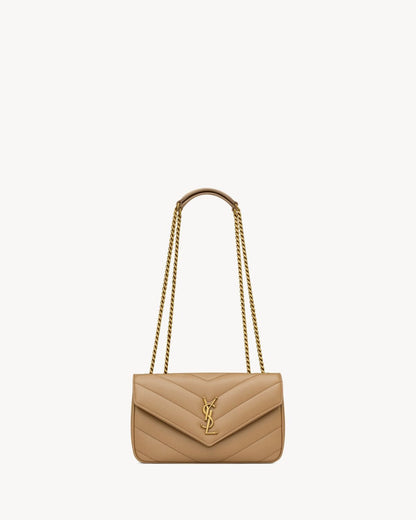 Saint Laurent LOULOU small in MATELASSÉ lambskin