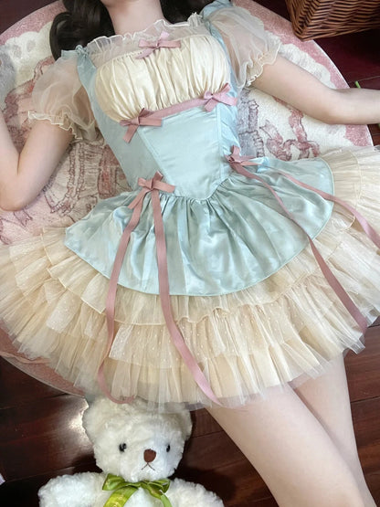 French Ball Gown Short Lolita Dresses Party Dress Birthday Outfits