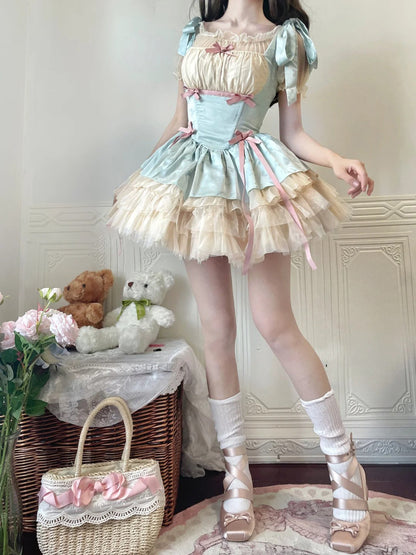 French Ball Gown Short Lolita Dresses Party Dress Birthday Outfits