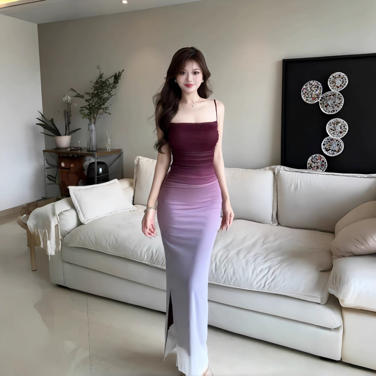 New women's dress 12055