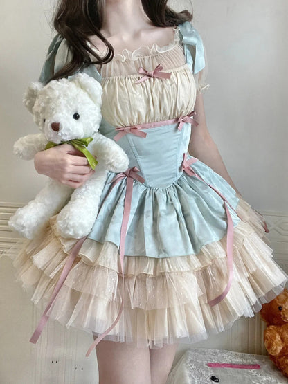 French Ball Gown Short Lolita Dresses Party Dress Birthday Outfits
