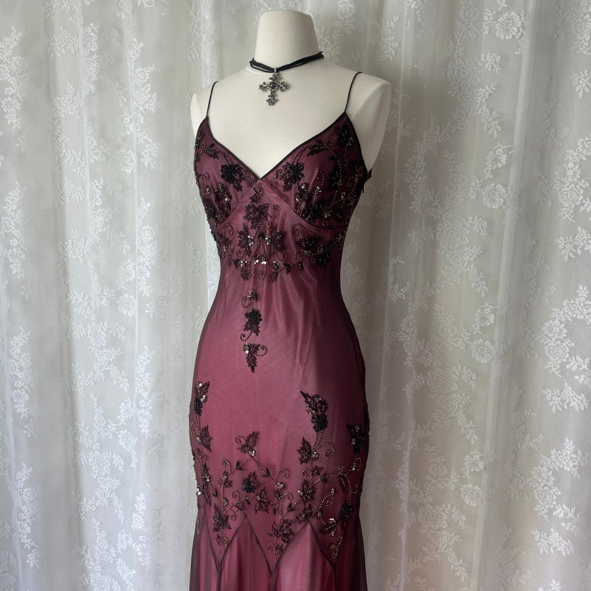 Pink Brown Beaded Formal Prom Dress Chiffon Pretty Floral Long/Short Homecoming Dress Date Dress Party Dress gh4619