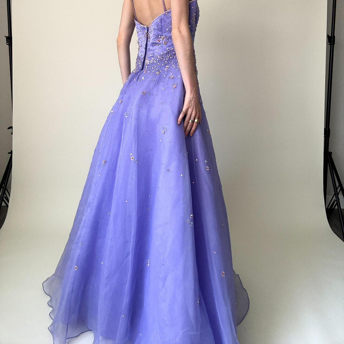 girlhomeshops--Purple Exquisite Beaded Long Tulle Prom Dress Graduation Dress gh5644
