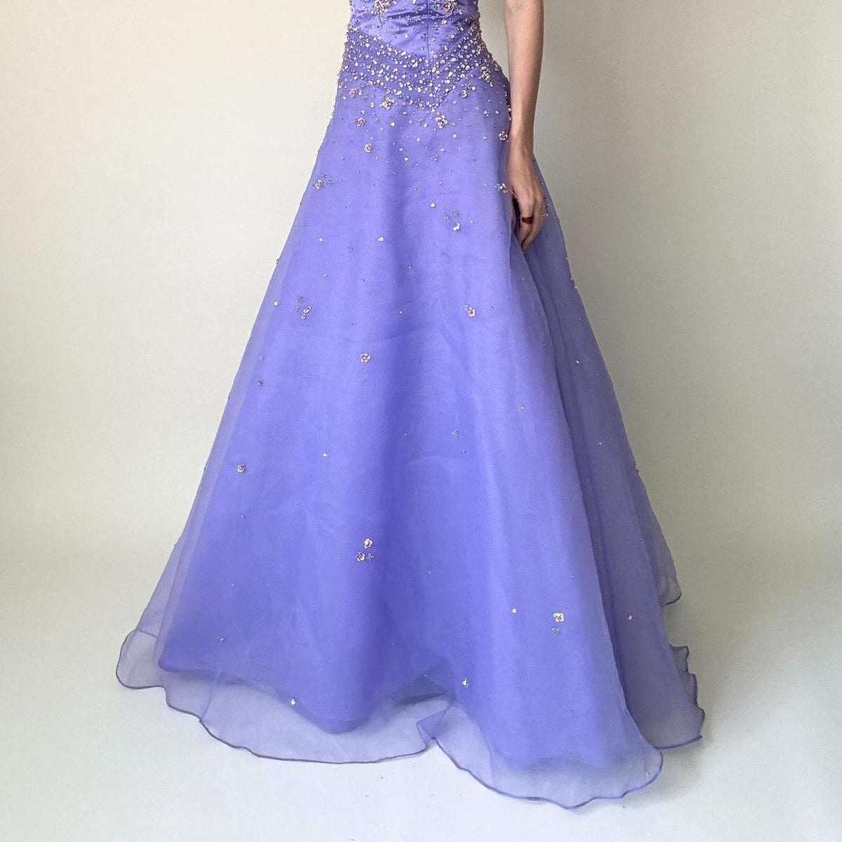 girlhomeshops--Purple Exquisite Beaded Long Tulle Prom Dress Graduation Dress gh5644