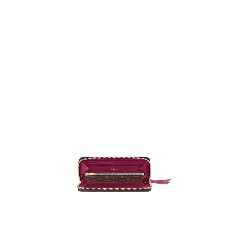 Louis Vuitton Monogram Canvas Clemence Wallet M60742 Fuchsia