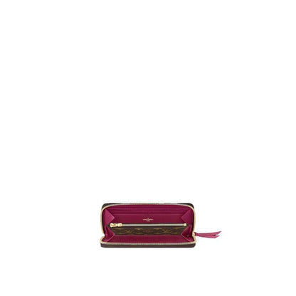 Louis Vuitton Monogram Canvas Clemence Wallet M60742 Fuchsia