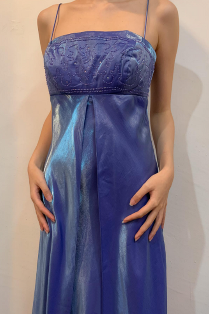 Girlhomeshops--Exquisite floral beaded fashionable long satin prom dress graduation gown gh5528