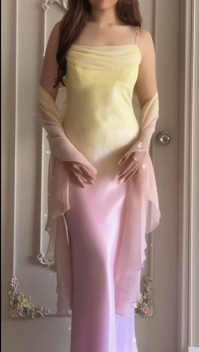 girlhomeshops- Enchanted Fairycore Ombre Gown gh5966