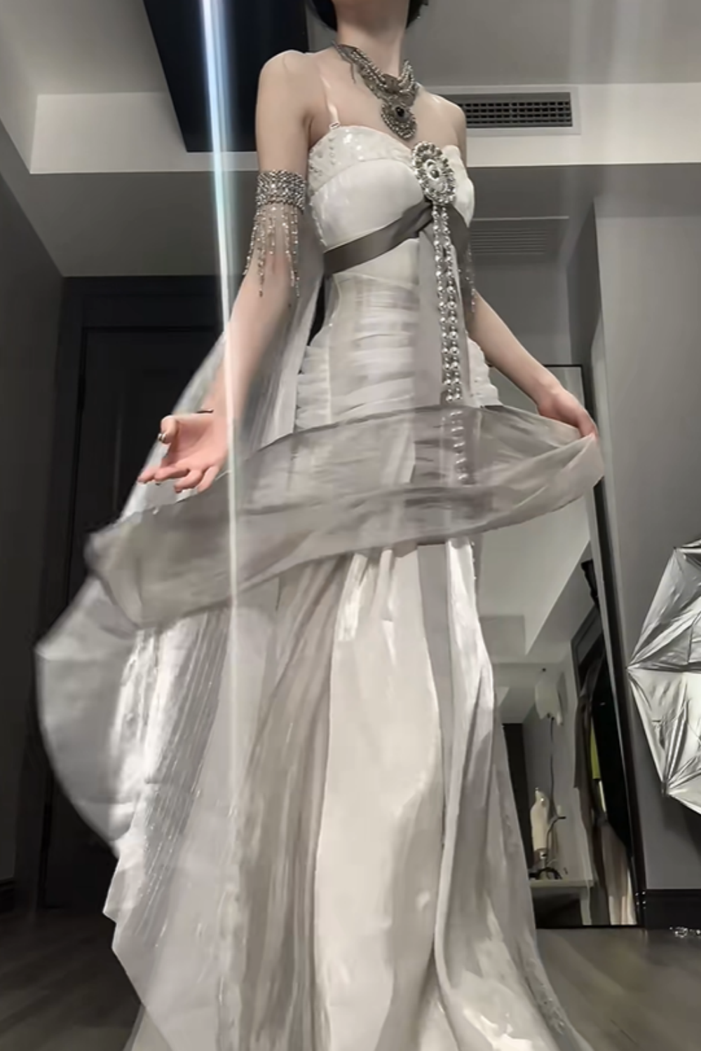 Moonlight Bright Fairy Dress Long tulle  gh6792
