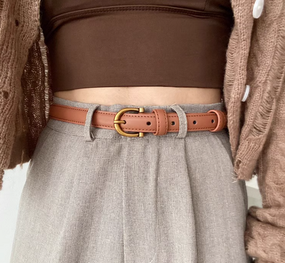 New Fashion Genuine Leather Simple Design Lady Belt TP3252