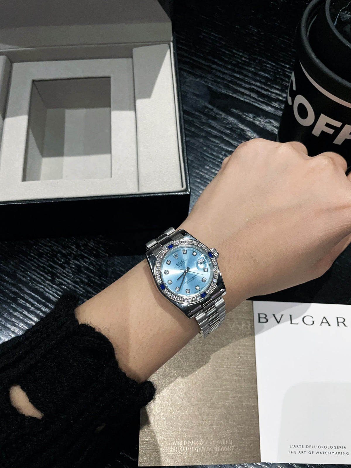 Rolex Datejust White Gold Ice Blue Diamond 36Mm