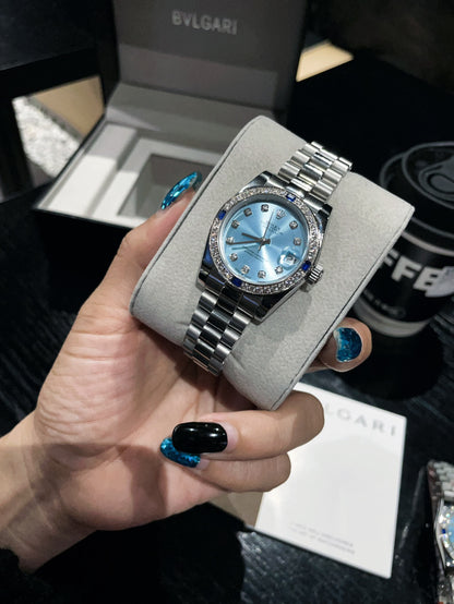 Rolex Datejust White Gold Ice Blue Diamond 36Mm