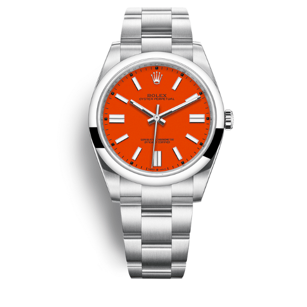 Rolex Oyster Perpetual Red 41Mm