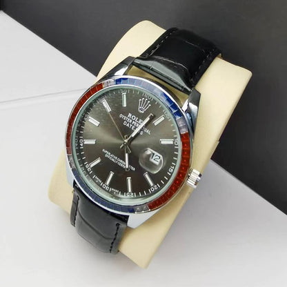 Rolex Oyster Perpetual Datejus Black Dial Ruby Around 40Mm