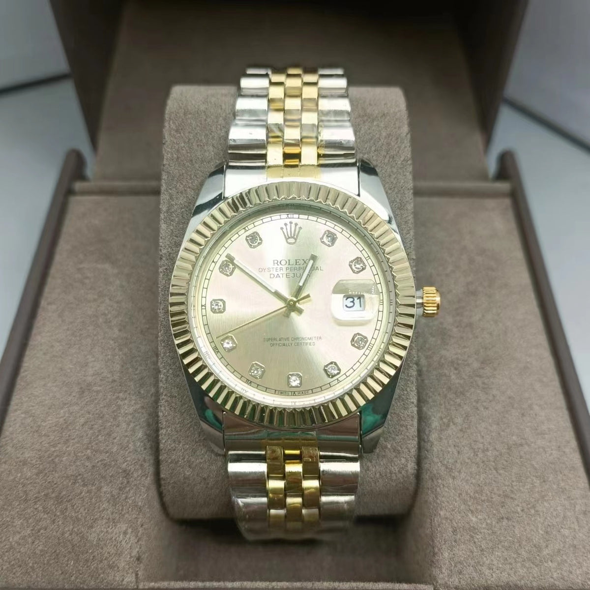 Rolex Datejust Gold Watch 41Mm