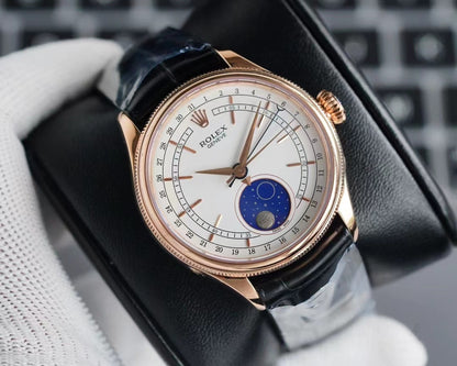 Rolex Cellini Moonphase White