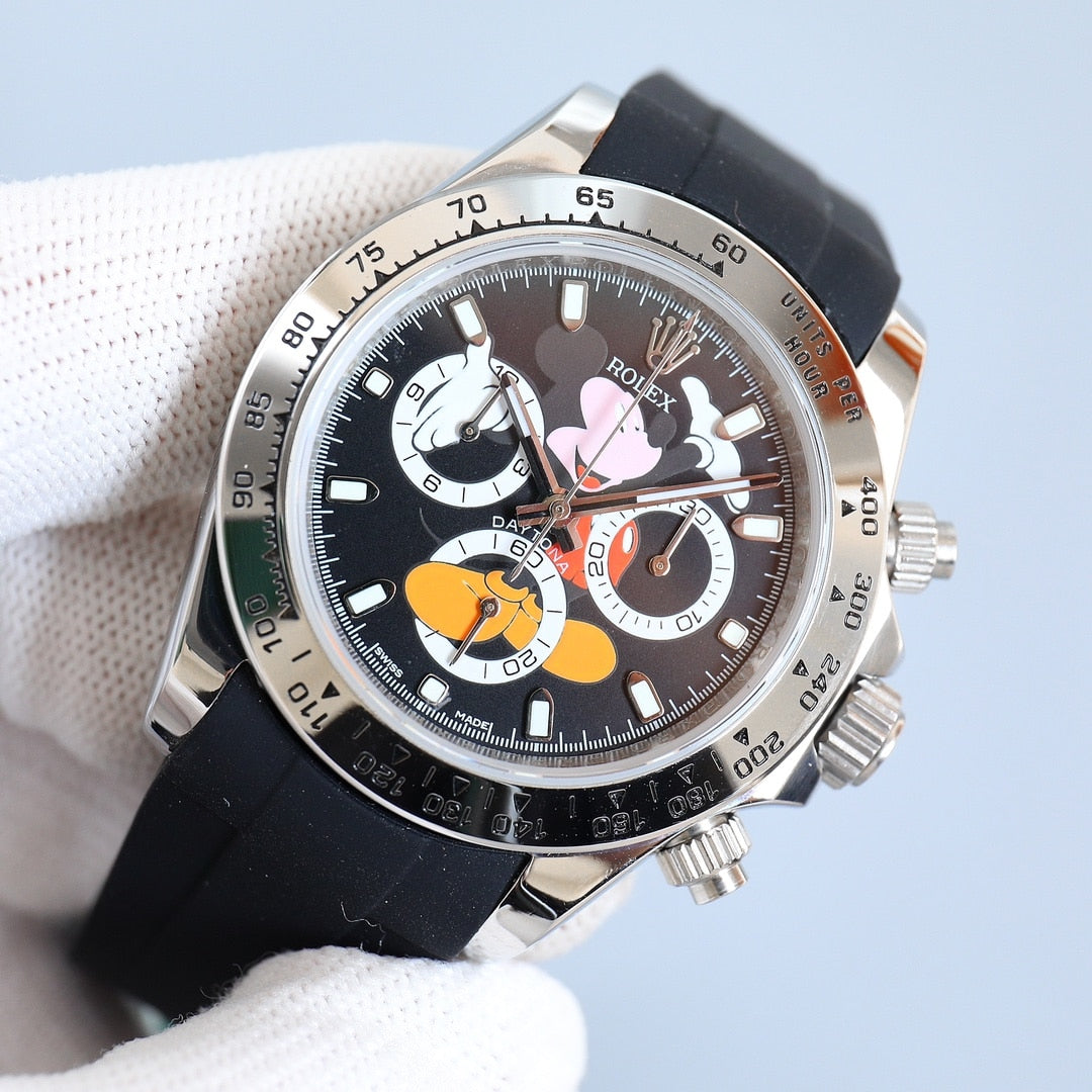 Rolex Cosmograph Daytona Mickey Mouse Black Dial 40Mm